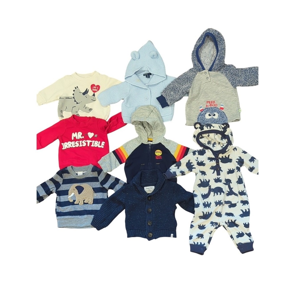 Baby Boys 3 Month Bundle Sweatshirts Sweaters‎ Hoodies
